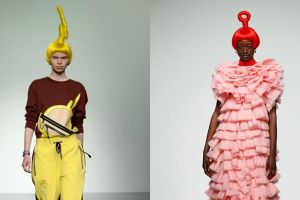 Desainer ini rancang busana terinspirasi dari Teletubbies, unik deh