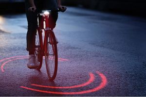 Sepeda ini dilengkapi sinar anti kecelakaan, begini cara kerjanya 