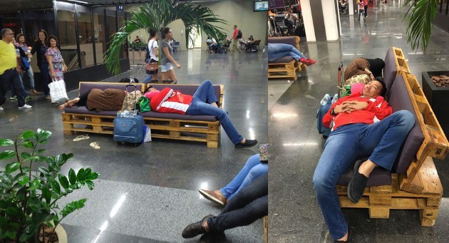 Selain Menteri Susi, 6 pejabat RI ini juga tertidur di fasilitas umum