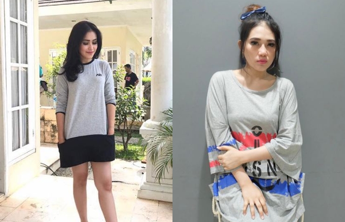 7 Beda gaya Korea Ayu Ting Ting vs Via Vallen, siapa paling juara?