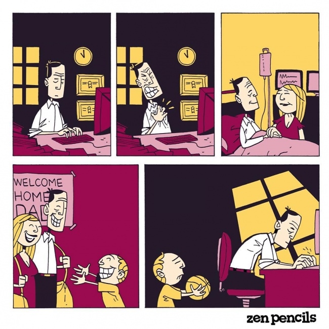 Nggak hanya lucu 7 komik tanpa percakapan ini punya makna mendalam