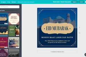 Pakai aplikasi ini, kamu bisa bikin ucapan lebaran kekinian kreasimu 