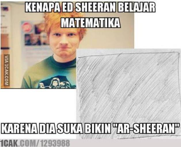 10 Meme Ed Sheeran ini bakal hilangkan ngenesmu mikir tiket konsernya