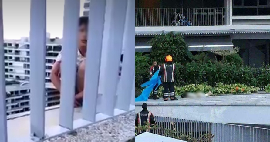 Detik-detik PRT bunuh diri dengan melompat gedung ini viral