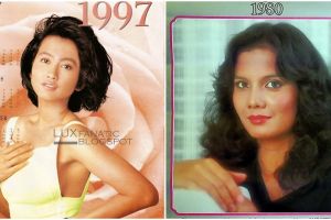 10 Potret seleb saat jadi model kalender jadul, kamu udah lahir belum?