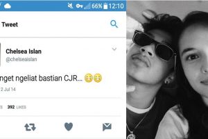 Dulu mengaku geli, kini Chelsea Islan malah pose mesra dengan Bastian