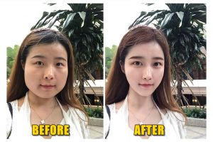 25 Foto before after editan Photoshop wajah cewek ini bikin melongo