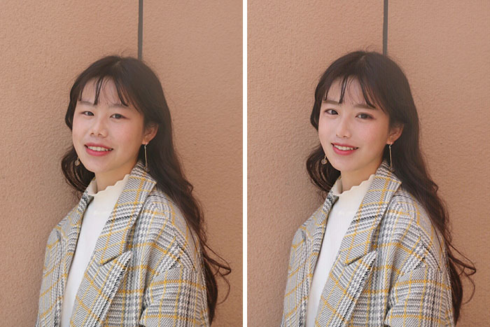 25 Foto before after editan Photoshop wajah cewek ini bikin melongo