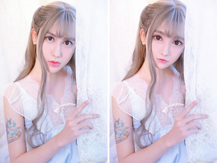 25 Foto before after editan Photoshop wajah cewek ini bikin melongo