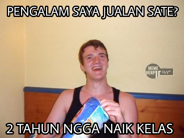 Cerita 5 karakter meme ketika jualan sate ini kocaknya nggak keruan