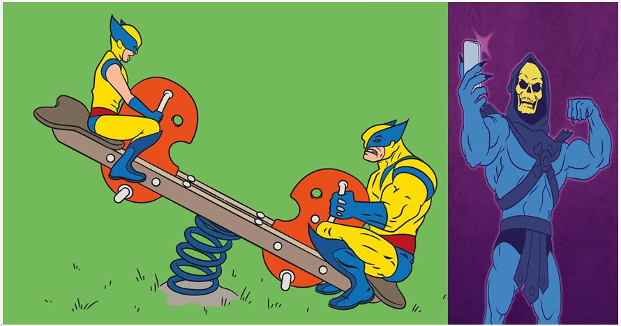 10 Ilustrasi ngawur jika tokoh-tokoh film hidup di dunia nyata, kocak