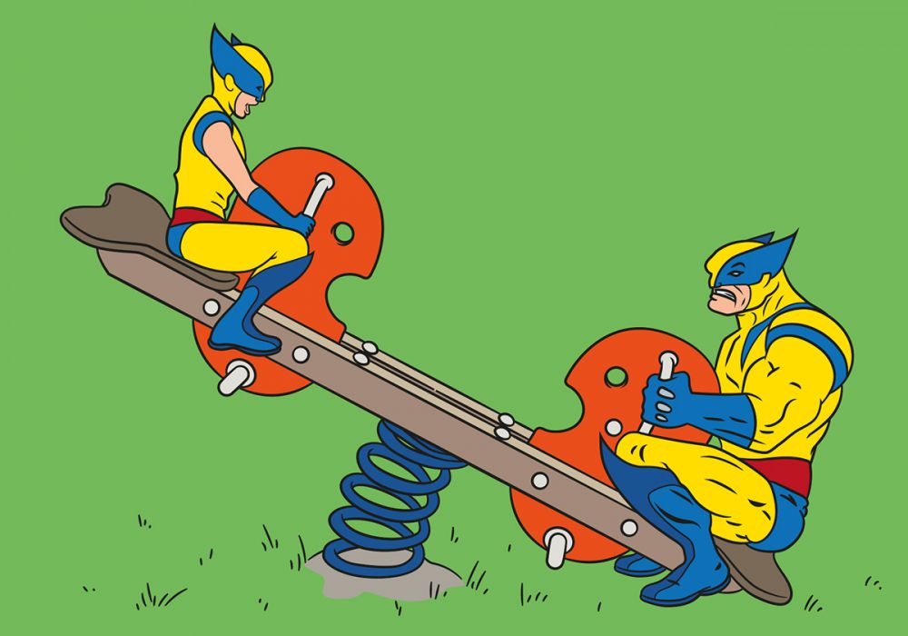 10 Ilustrasi ngawur jika tokoh-tokoh film hidup di dunia nyata, kocak