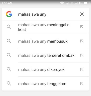 10 Hasil pencarian nama universitas ternama di Indonesia ini kok serem