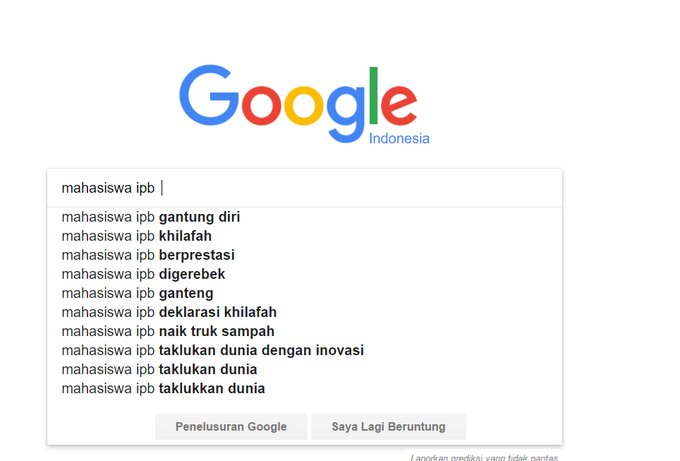 10 Hasil pencarian nama universitas ternama di Indonesia ini kok serem