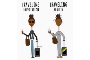 10 Ekspektasi vs realita rencanain liburan bareng teman se-geng