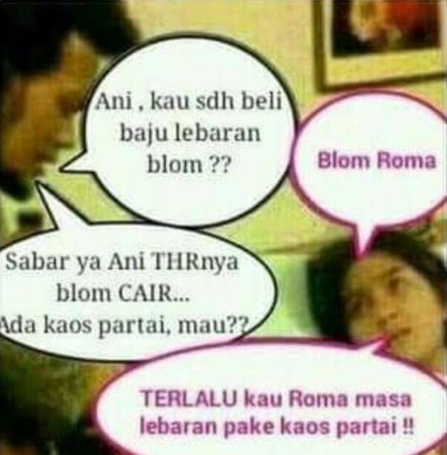 10 Meme 'baju lebaran' ini kocaknya bakal mengocok perutmu