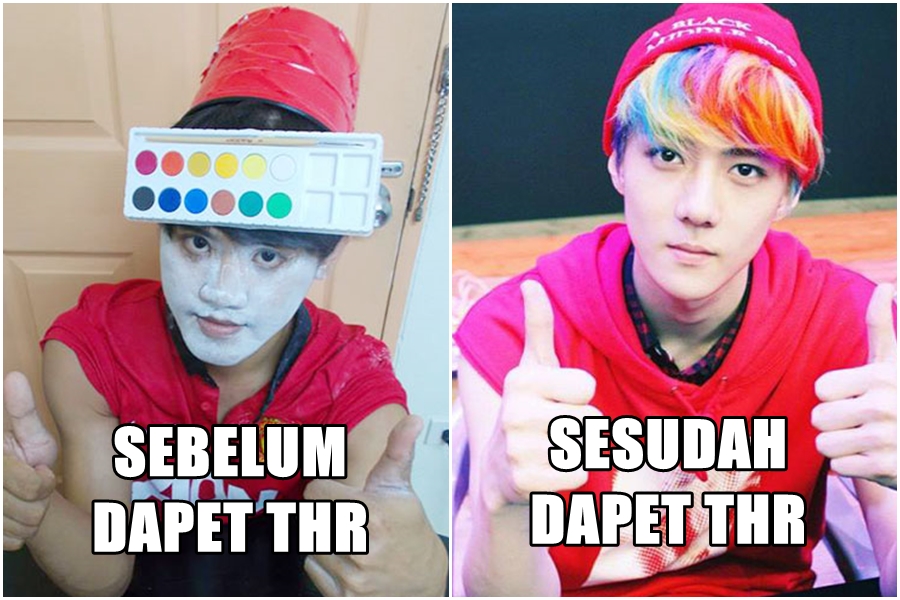 10 Meme lebaran K-Popers, bikin harimu jadi nggak tegang-tegang amat