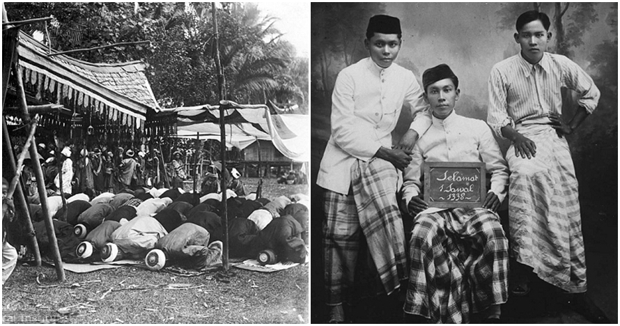 9 Potret suasana lebaran tempo dulu dari berbagai daerah di Indonesia