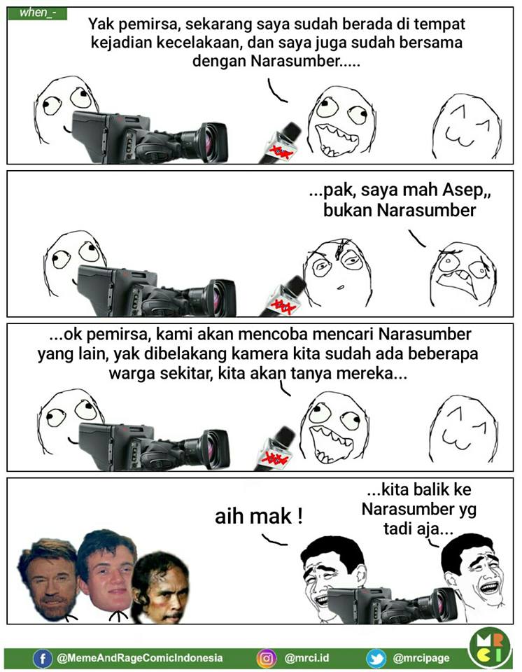 Cerita si Otong jadi wartawan dadakan ini lucu abis