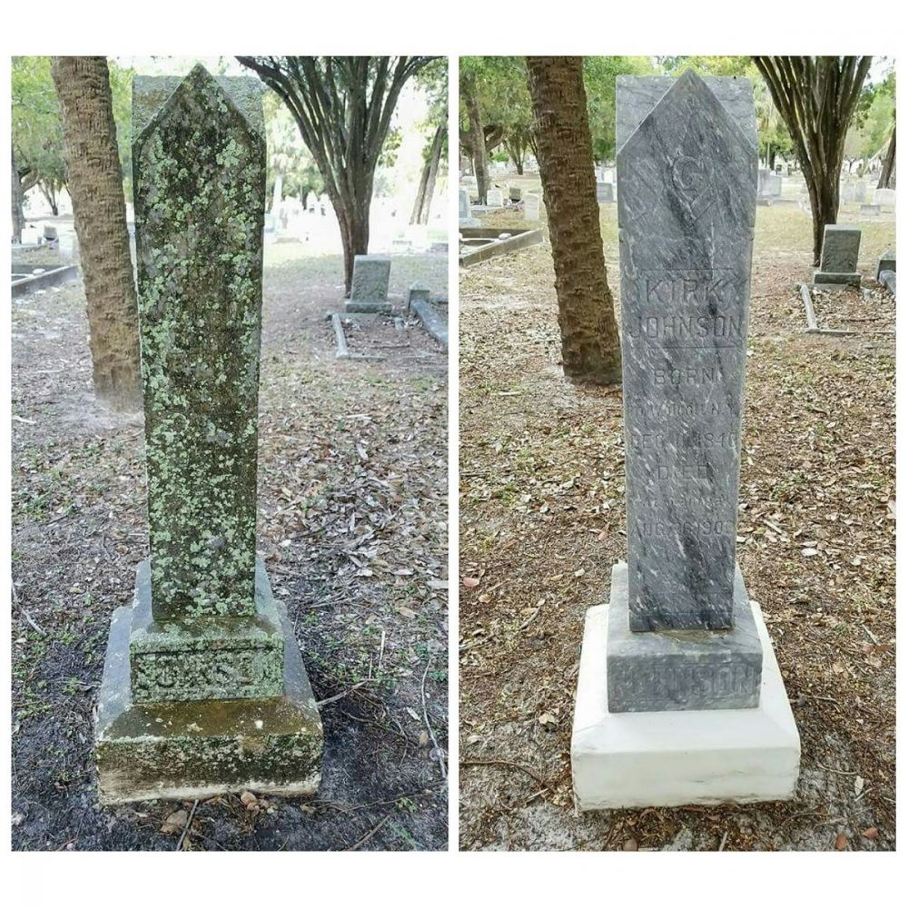 Pria ini bersihkan puluhan makam veteran perang, nisannya jadi 'baru'