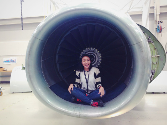 Ini satu-satunya wanita Indonesia di GE yang pastikan kesiapan pesawat