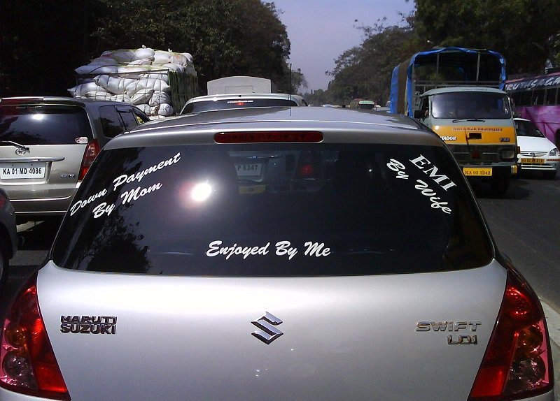 10 Stiker bemper mobil ini tunjukkan kekocakan orang India