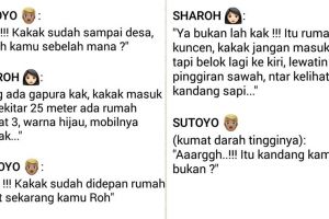 Percakapan perjuangan cari rumah mantan saat lebaran ini kocak abis