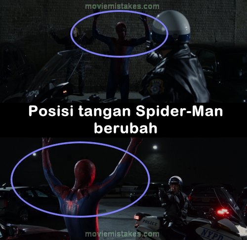 10 Foto kesalahan di film Spider-Man ini pasti tak kamu sadari