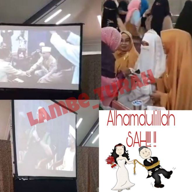 Move on dari Marshanda, Egi John resmi nikahi wanita bercadar