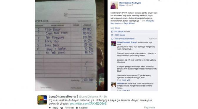 4 Kasus makan di warung yang harganya mengguncang jiwa