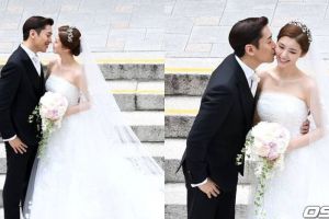 9 Foto pernikahan Eric 'Shinhwa'- Hye Mi, bikin fans baper