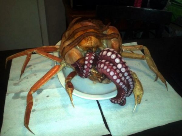 12 Penyajian makanan tak umum, jadi makin berselera apa ogah makan?