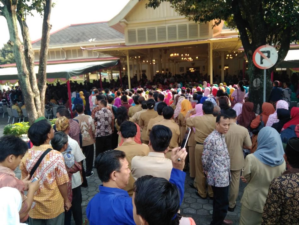 7 Foto damainya keberagaman di syawalan Kepatihan Yogyakarta