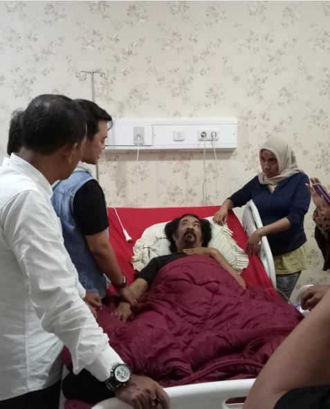 Pecah pembuluh darah, begini kondisi terkini pedangdut Hamdan ATT