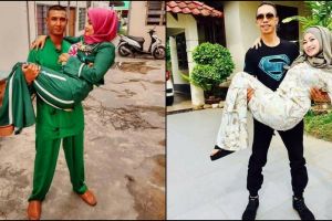 15 Foto mesranya 'angkat bini challenge', para jomblo jangan iri ya