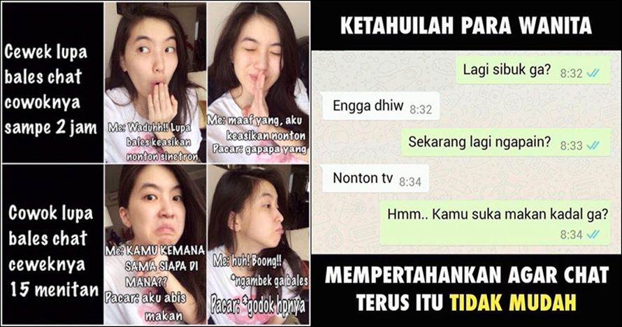 10 Meme susahnya chatting dengan gebetan ini lucu banget