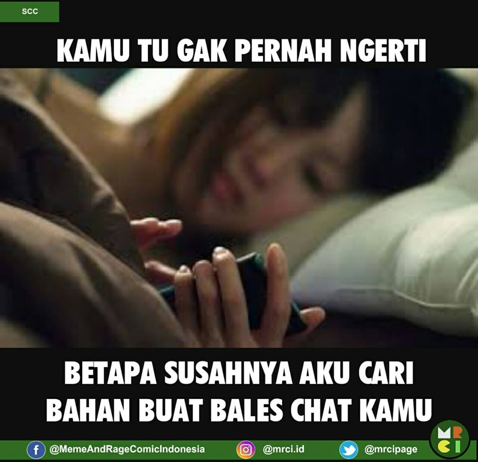 10 Meme susahnya chatting dengan gebetan ini lucu banget