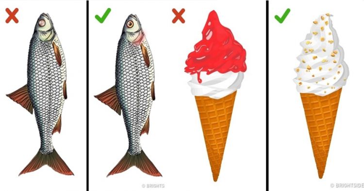 11 Gambar  ini ajarkan cara memilih produk makanan yang 