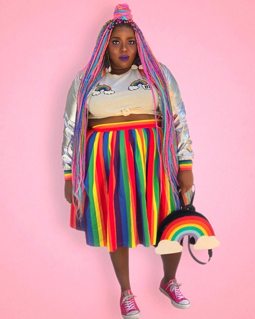 Amina Mucciolo, cewek 'unicorn' yang hidupnya serba colorful & stylish