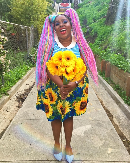 Amina Mucciolo, cewek 'unicorn' yang hidupnya serba colorful & stylish