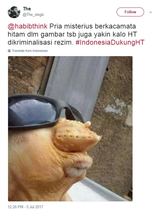 15 Cuitan lucu soal Indonesia dukung HT ini kocak parah