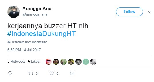 15 Cuitan lucu soal Indonesia dukung HT ini kocak parah