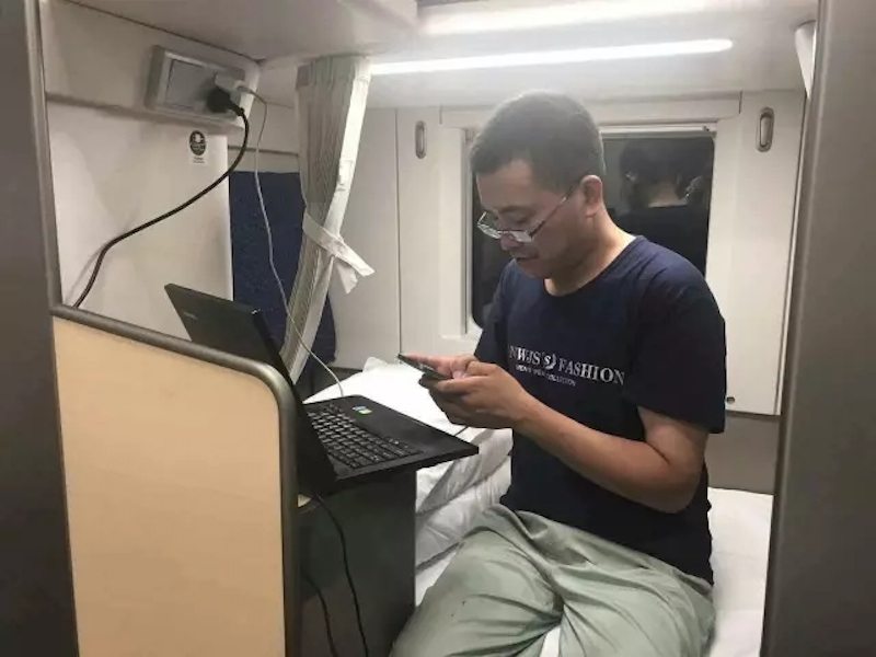 Kereta di China ini jadi hotel berpindah paling cepat di dunia