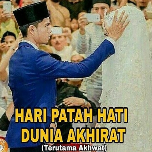 10 Meme 'Muzammil nikah' ini kocak sekaligus bikin baper parah