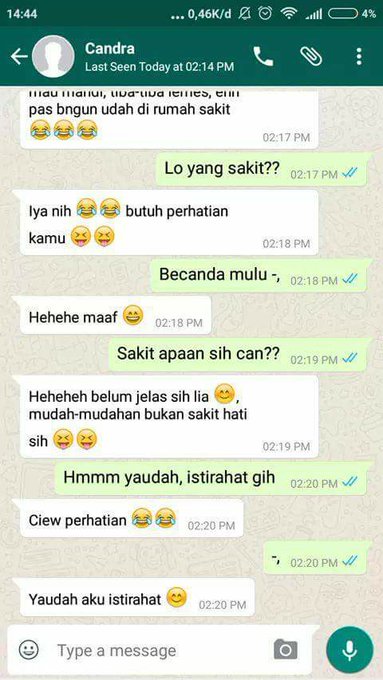 Kamu tak akan sangka akhir dari chat cowok-cewek ini malah bikin mewek