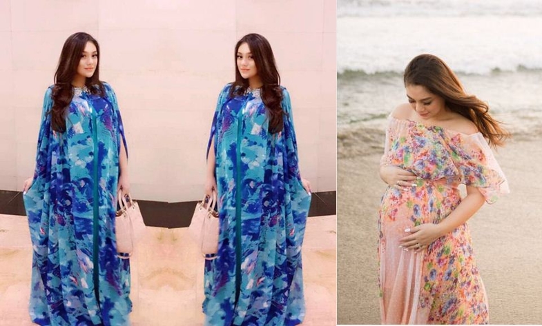 10 Penampilan terbaru Celine Evangelista, hamil makin cantik aja nih