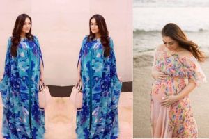 10 Penampilan terbaru Celine Evangelista, hamil makin cantik aja nih