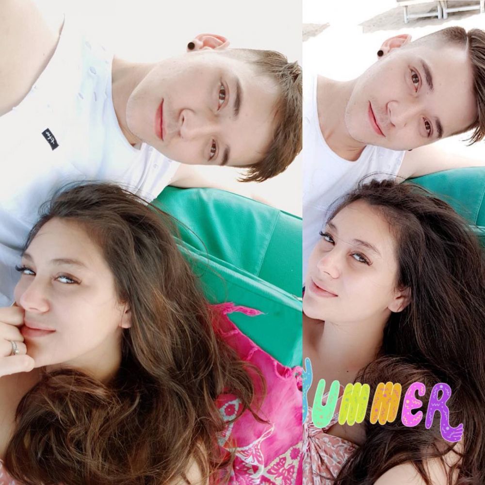 10 Penampilan terbaru Celine Evangelista, hamil makin cantik aja nih