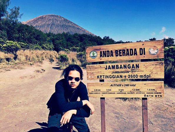 10 Foto Al Ghazali bersaudara daki gunung, taklukkan puncak Mahameru