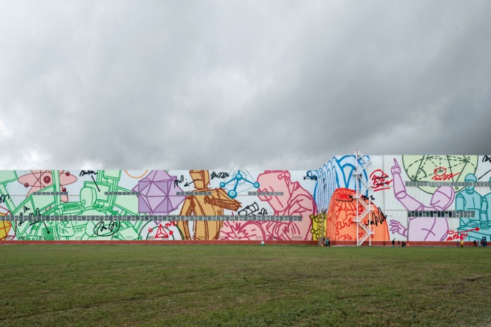 Seniman ini pecahkan rekor mural terpanjang, capai 10 ribu meter